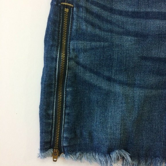 American Eagle Womens Denim Jean Skirt Size 6 Hi-Rise Mini Next Level Stretch - Picture 4 of 9